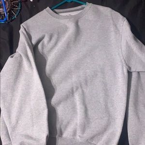 Plain Gray Sweatshirt